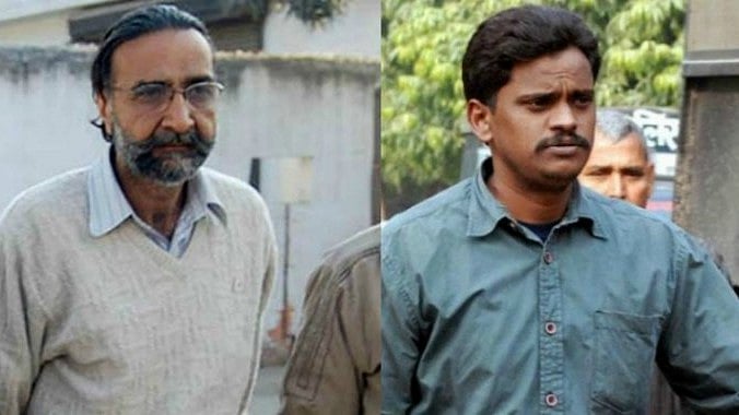 <div class="paragraphs"><p>Surinder Koli (right) and&nbsp;Moninder Singh Pandher (left).</p></div>