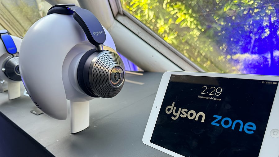 <div class="paragraphs"><p>Dyson Zone noise-cancelling headphones.</p></div>