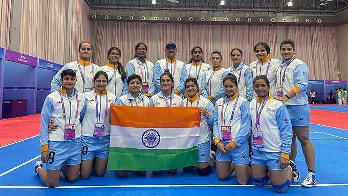 <div class="paragraphs"><p>Indian&nbsp;women's kabaddi team.</p></div>