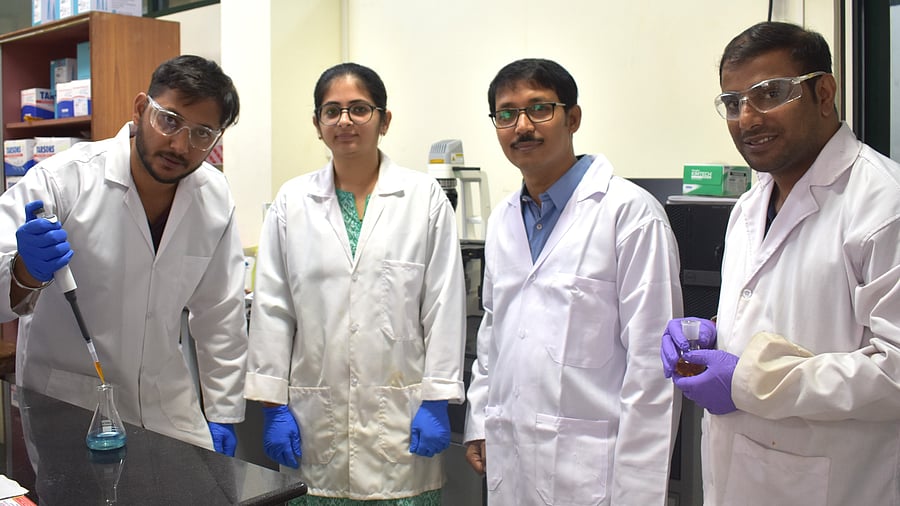 (L-R) Rohit Kapila, Alisha Kamra, Subinoy Rana, and Bhaskar Sen.