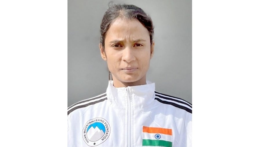 <div class="paragraphs"><p>One of three Indian climbers,&nbsp;Shivani Charak.</p></div>