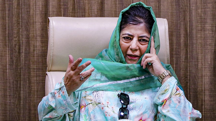<div class="paragraphs"><p>Peoples Democratic Party (PDP) President Mehbooba Mufti.</p></div>