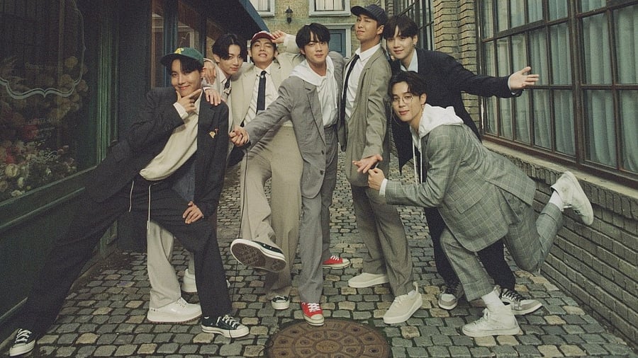 <div class="paragraphs"><p>Popular K-pop boy band BTS. </p></div>