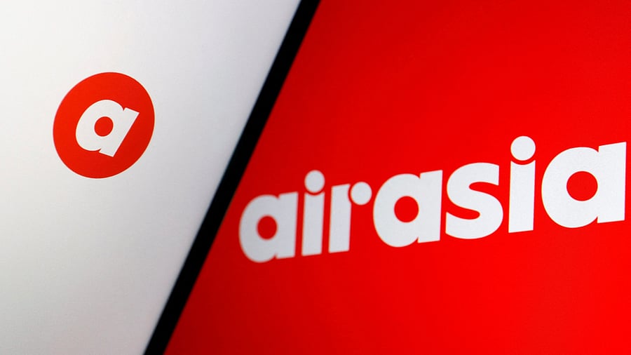 <div class="paragraphs"><p>The logo of AirAsia under Capital A is seen displayed in this illustration picture taken March 7, 2022. </p></div>