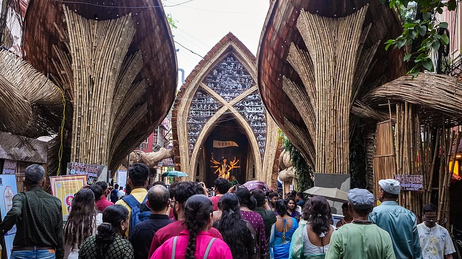 <div class="paragraphs"><p>Representative image of&nbsp;Durga Puja pandals.</p></div>