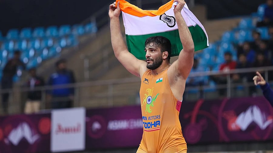 <div class="paragraphs"><p>Wrestler Sunil Kumar.</p></div>