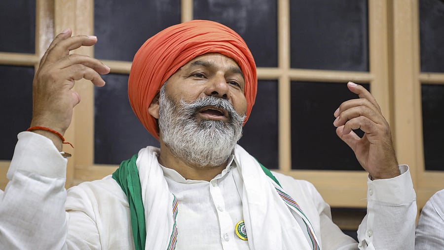 <div class="paragraphs"><p> Bharatiya Kisan Union  leader Rakesh Tikait.</p></div>