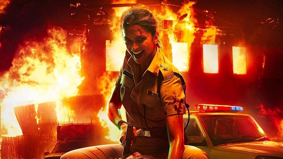 <div class="paragraphs"><p>Deepika Padukone as Shakti Shetty in <em>Singham Again</em>.</p></div>