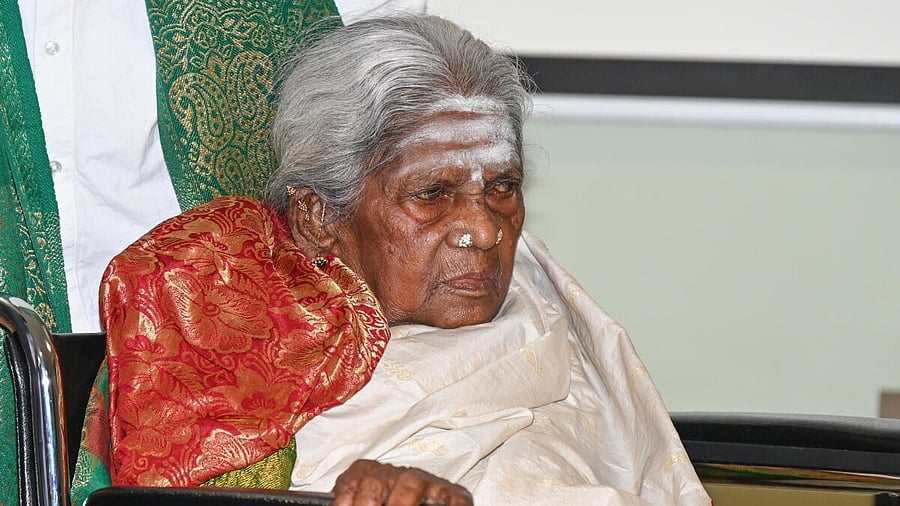 <div class="paragraphs"><p>Padma Shri awardee Saalumarada Thimmakka.</p></div>