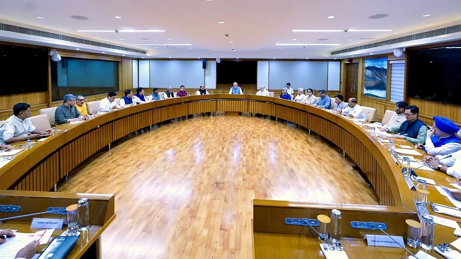 <div class="paragraphs"><p>File photo of a Cabinet meeting chaired by PM Modi. </p></div>