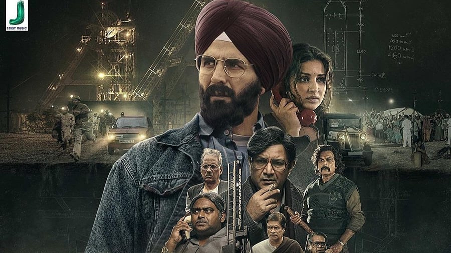 <div class="paragraphs"><p>A poster of <em>Mission Raniganj</em> featuring Akshay Kumar.</p></div>