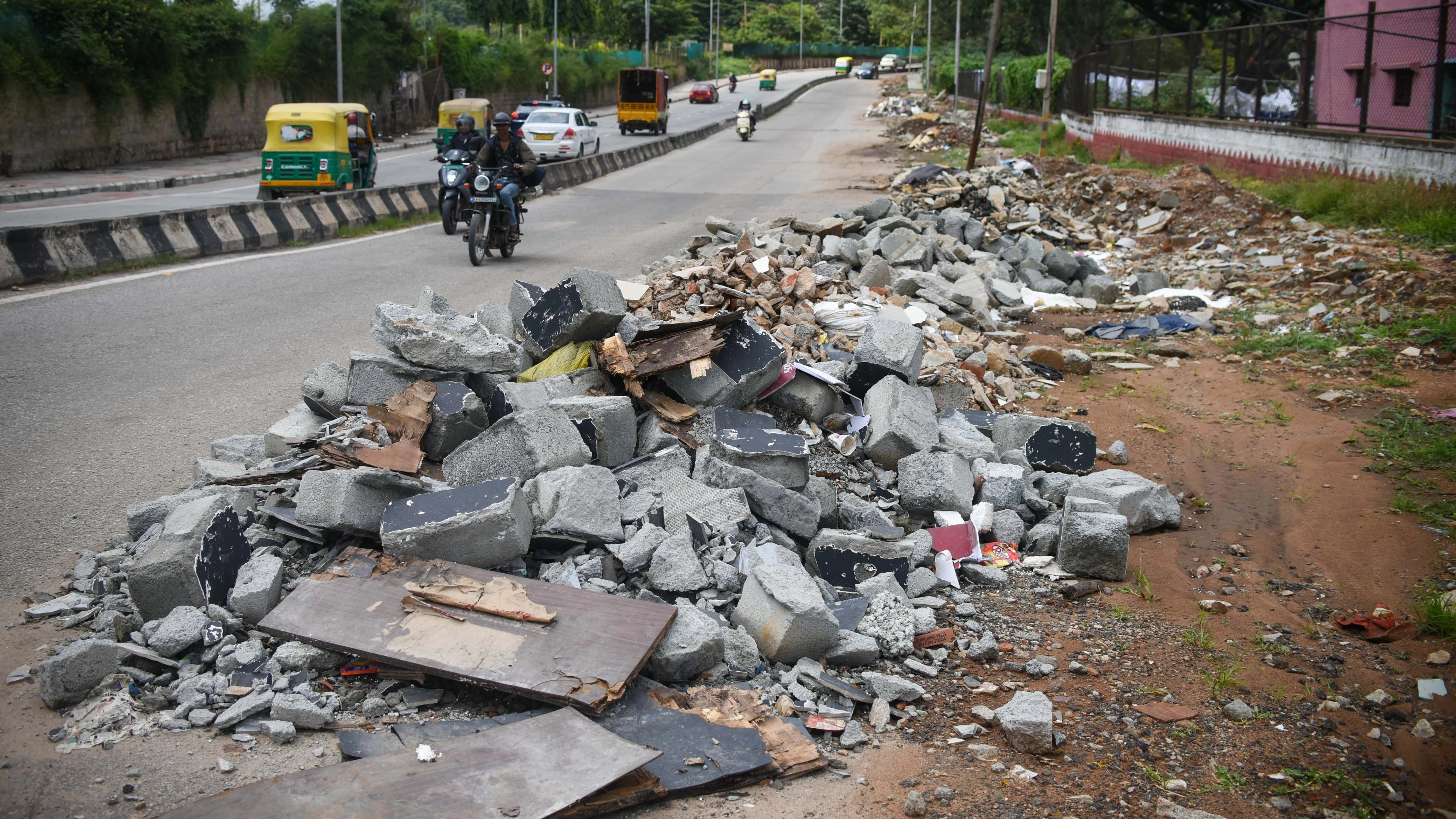 <div class="paragraphs"><p>The BBMP has roped in agencies to clear debris dumped in public places. </p></div>