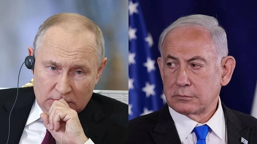<div class="paragraphs"><p>Russian President Vladimir Putin and Benjamin Netanyahu</p></div>
