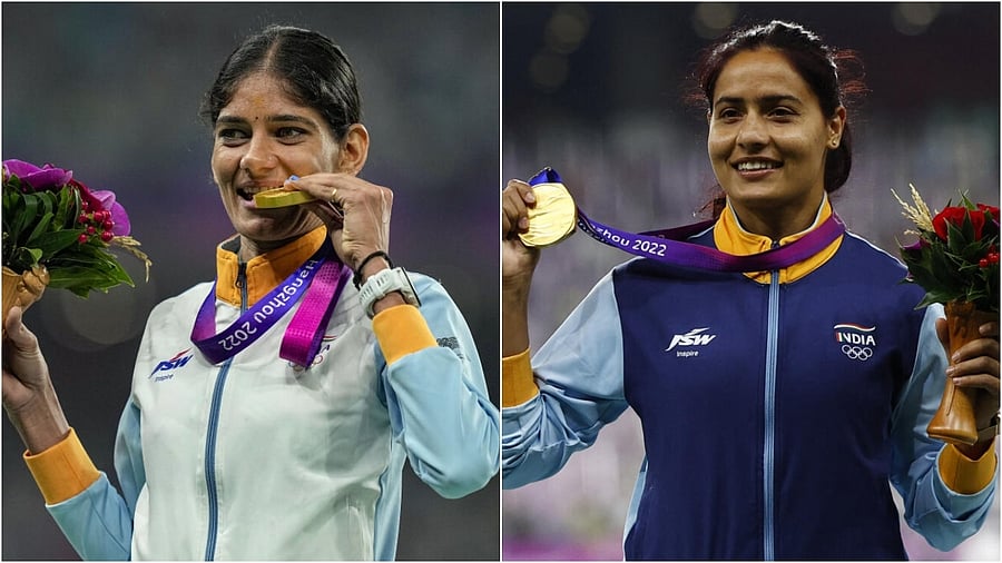 <div class="paragraphs"><p>Parul Chaudhary (L),&nbsp;Annu Rani (R)&nbsp;</p></div>
