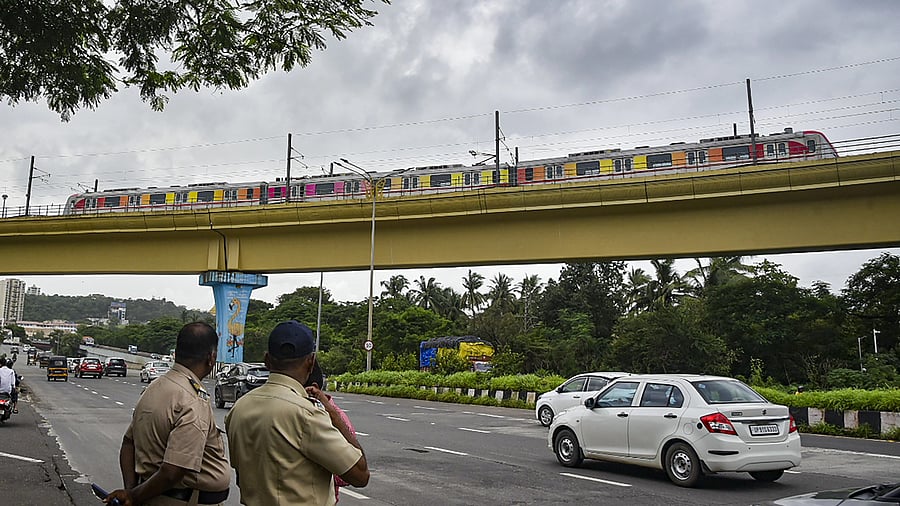 <div class="paragraphs"><p>File photo of a  Metro train in Mumbai.&nbsp;</p></div>