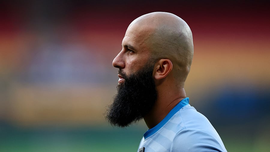 <div class="paragraphs"><p>October 24, 2023  England's Moeen Ali during practice </p></div>
