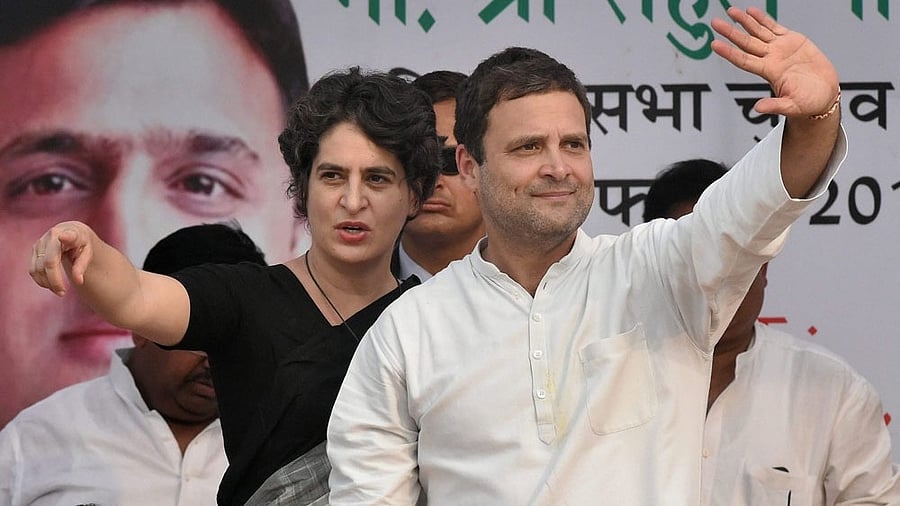 <div class="paragraphs"><p>Congress leaders Priyanka Gandhi Vadra and Rahul Gandhi.</p></div>