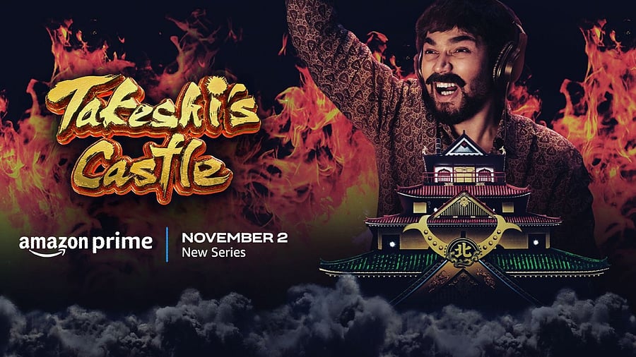 <div class="paragraphs"><p>Takeshi's Castle poster featuring Bhuvan Bam as Titu Mama.</p></div>