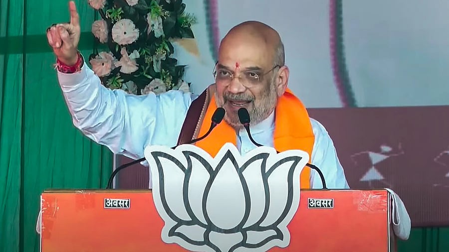 <div class="paragraphs"><p> Union Home Minister and BJP leader Amit Shah speaks during a public meeting ahead of Chhattisgarh Assembly elections, in Jagdalpur. </p></div>