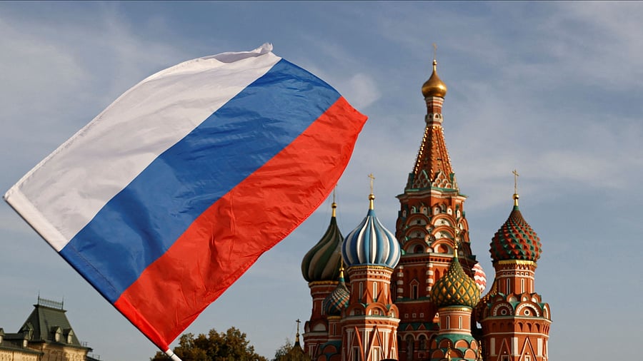 <div class="paragraphs"><p>Russian flag.&nbsp;</p></div>