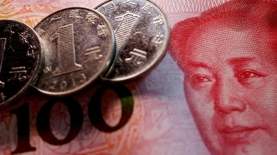 <div class="paragraphs"><p>Coins and banknotes of China's yuan.&nbsp;</p></div>