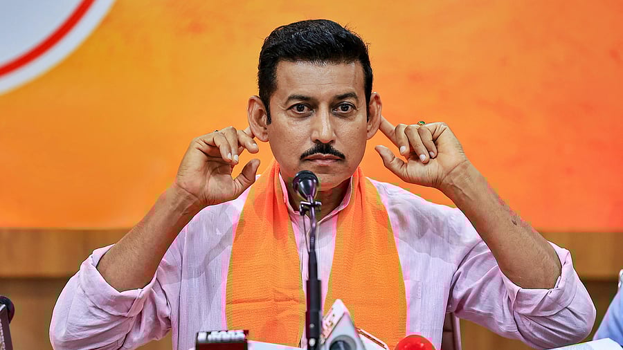 <div class="paragraphs"><p>BJP MP Rajyavardhan Singh Rathore </p></div>