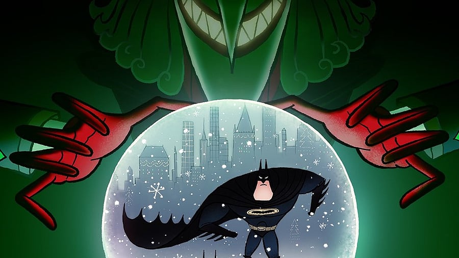 <div class="paragraphs"><p>Merry Little batman poster.</p></div>