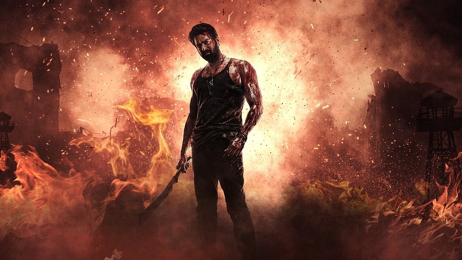 <div class="paragraphs"><p>Prabhas in a still from <em>Salaar: Part 1 – Ceasefire</em>.</p></div>