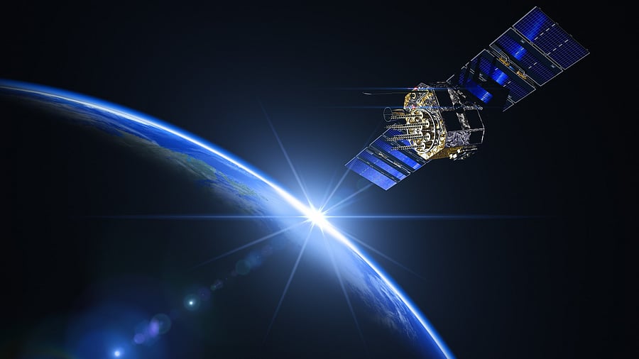 <div class="paragraphs"><p>Representative image showing a satellite orbiting the earth in space.</p></div>