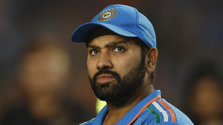 <div class="paragraphs"><p>ICC Cricket World Cup 2023 - Final - India v Australia - Narendra Modi Stadium, Ahmedabad, India - November 19, 2023 India's Rohit Sharma looks dejected after losing the ICC Cricket World Cup final </p></div>