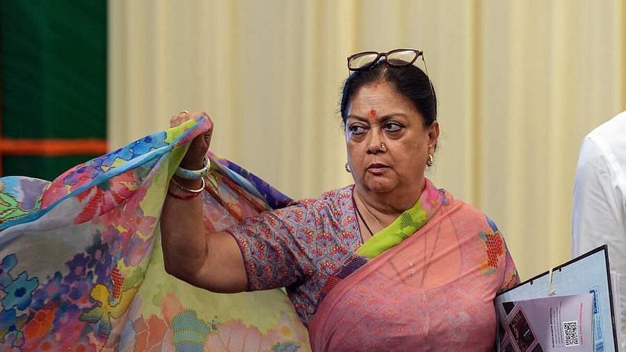 <div class="paragraphs"><p>BJP leader Vasundhara Raje.</p></div>