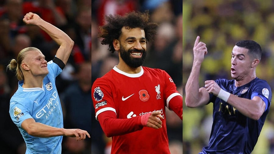 <div class="paragraphs"><p>Left to right - Erling Haaland, Mohamed Salah, Cristiano Ronaldo.</p></div>