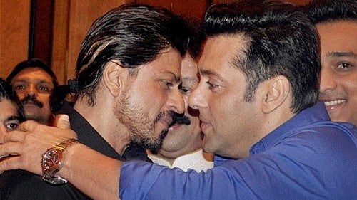 <div class="paragraphs"><p>File photo of Bollywood superstars Shah Rukh Khan and Salman Khan. </p></div>