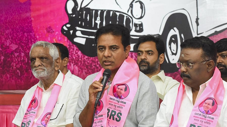 <div class="paragraphs"><p>BRS leader K T Rama Rao.</p></div>