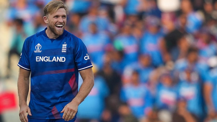 <div class="paragraphs"><p>England's David Willey </p></div>