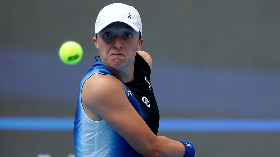 <div class="paragraphs"><p> Poland's Iga Swiatek in action.</p></div>