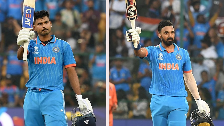 <div class="paragraphs"><p>Hit by injuries in the build-up to the World Cup, Shreyas Iyer (left) and KL Rahul have been a revelation for India in the marquee event. </p></div>