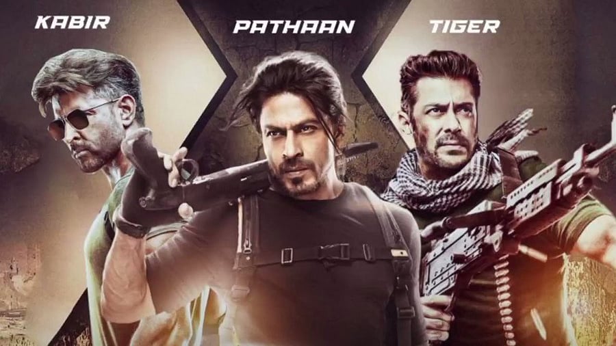 <div class="paragraphs"><p>A fan made poster featuring Hrithik, SRK and Salman .</p></div>