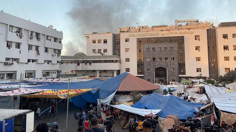 <div class="paragraphs"><p>File photo of the Al Shifa hospital in Palestine.&nbsp;</p></div>