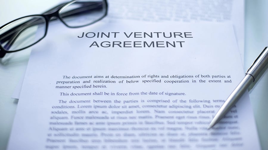 <div class="paragraphs"><p>Representative image of an agreement of a Joint Venture. </p></div>