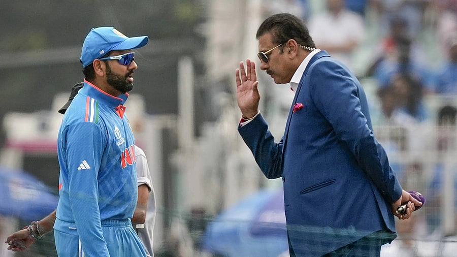 <div class="paragraphs"><p>Rohit Sharma (L) and Ravi Shastri.</p></div>