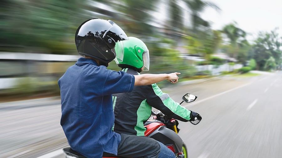 <div class="paragraphs"><p>Representative image showing a bike taxi.</p></div>