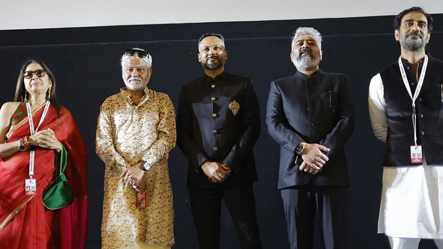 <div class="paragraphs"><p>Team Vadh at&nbsp;IFFI Goa.</p></div>