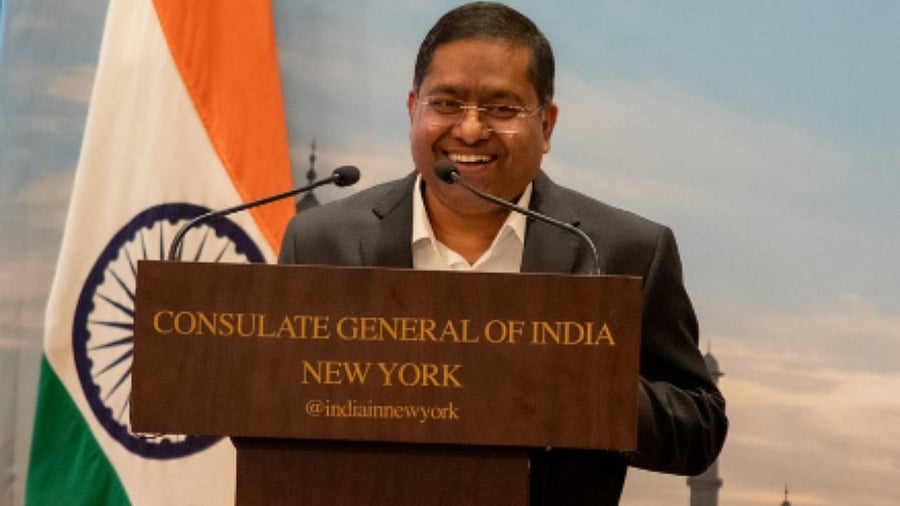 <div class="paragraphs"><p>India’s outgoing Consul General in New York, Randhir Jaiswal.</p></div>