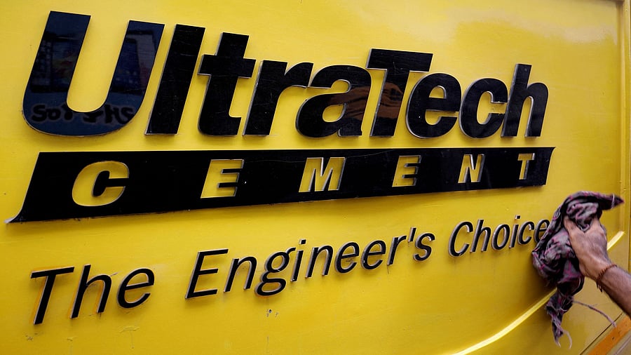 <div class="paragraphs"><p>The logo of UltraTech Cement.&nbsp;</p></div>