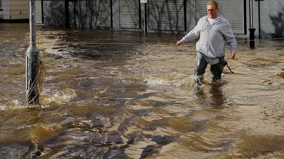 Storm Ciaran lashes northern Europe with strong winds and rain, one ...
