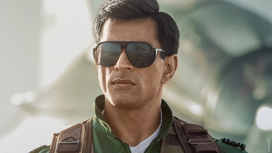 <div class="paragraphs"><p>Karan Singh Grover as&nbsp;Squadron Leader Sartaj Gill in <em>Fighter</em>.</p></div>