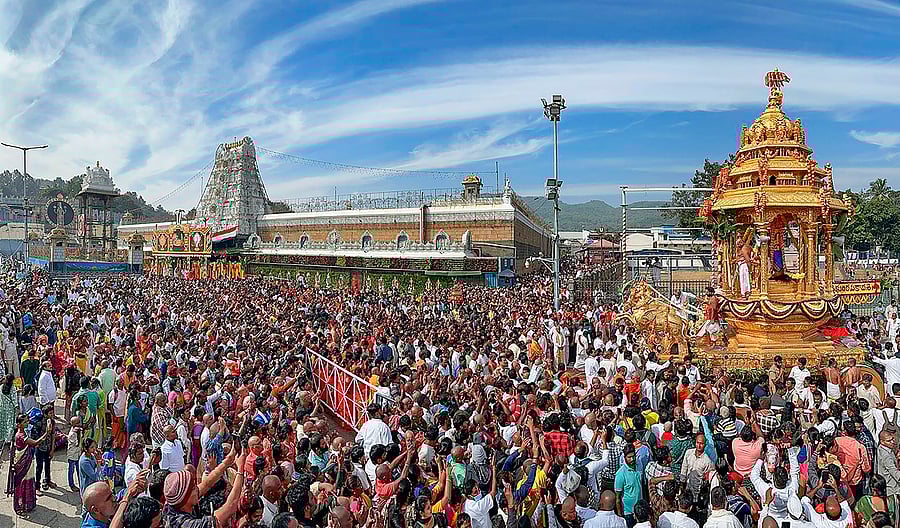 <div class="paragraphs"><p> Venkateswara Swamy Temple in Tirupati</p></div>