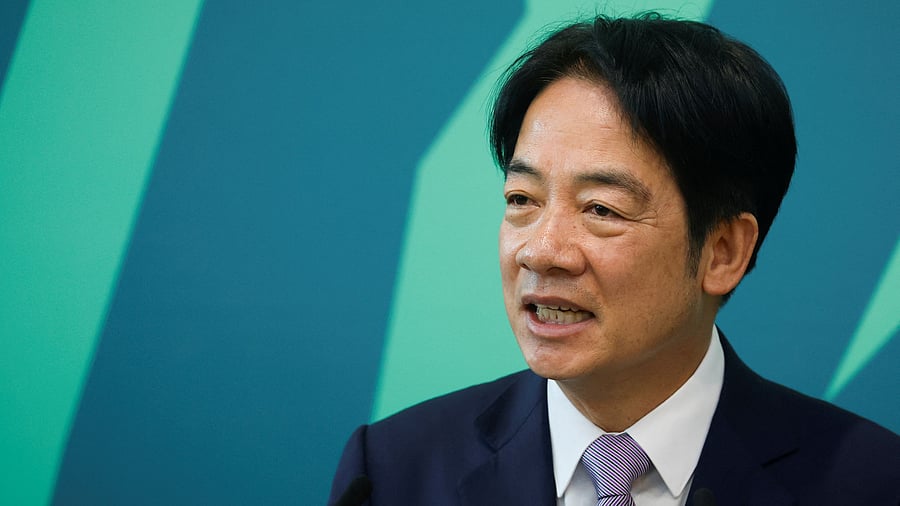 <div class="paragraphs"><p>Lai Ching-te, Taiwan's vice president and the ruling Democratic Progressive Party's  presidential candidate, speaks during a press conference in Taipei, Taiwan November 20, 2023. </p></div>