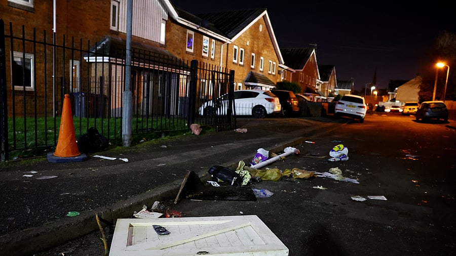 <div class="paragraphs"><p>Football - Europa Conference League - Group E - Aston Villa v Legia Warsaw - Villa Park, Birmingham, Britain - November 30, 2023: General view of the debris outside the stadium after the pre-match disturbances with the Legia Warsaw fans. </p></div>